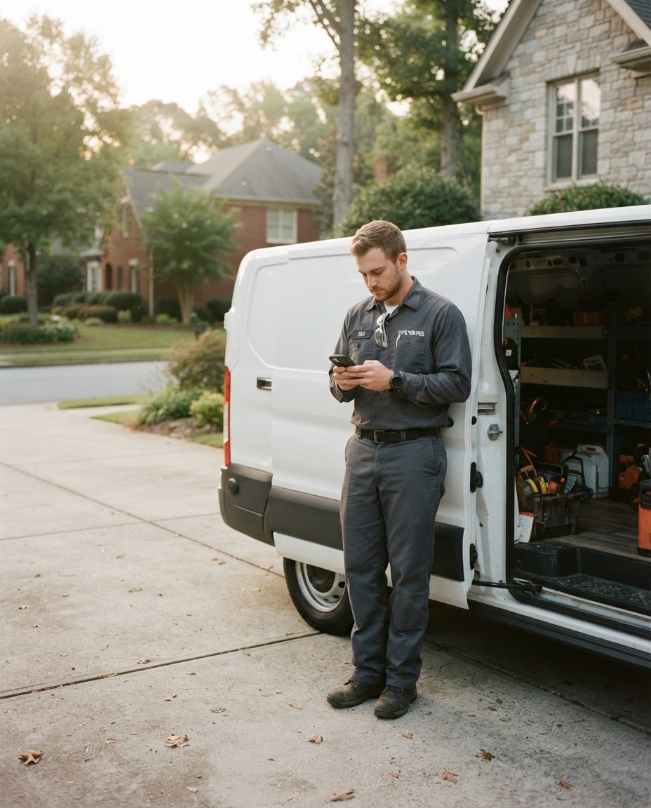 HVAC & home services front desk